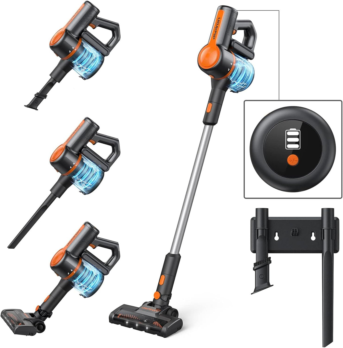 Cordless Stick Vacuum 6 in 1 with LED Light A69956