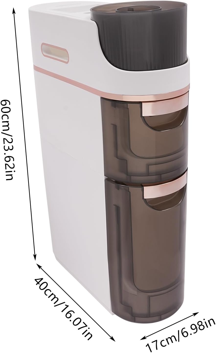 Tall Narrow Storage Cabinet with Drawers A5995