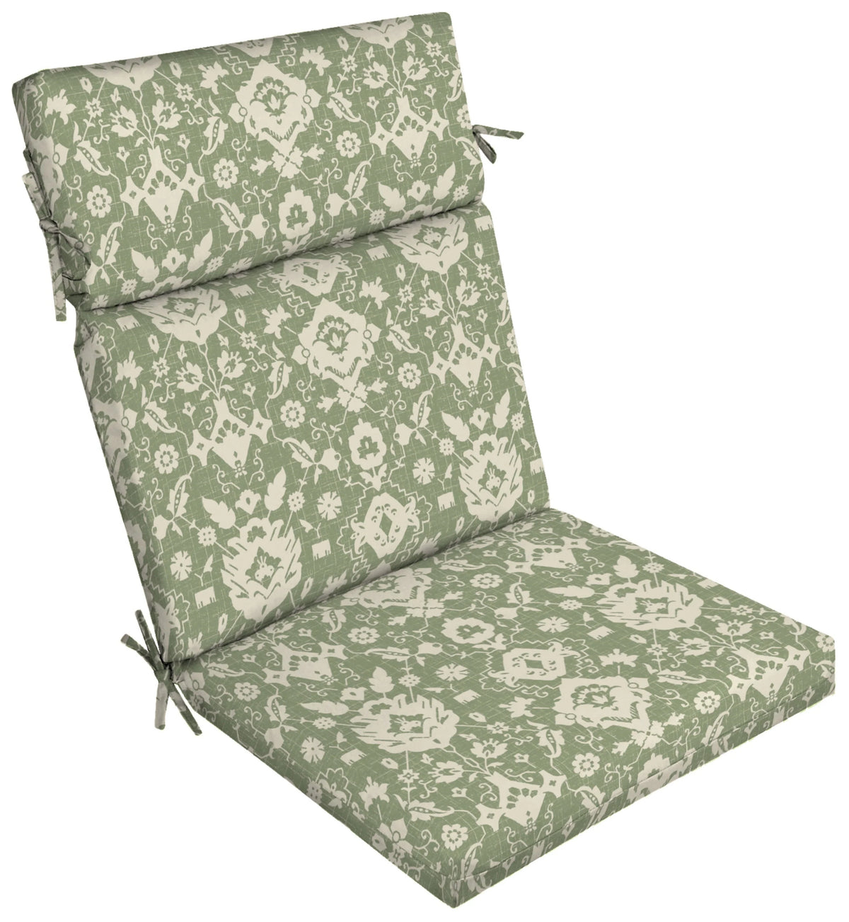 Red Medallion Outdoor Chair Cushion C861