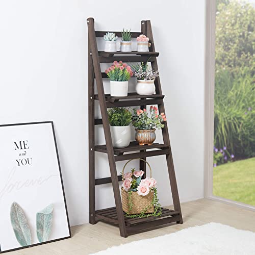 4 Tier Wooden Plant Stand Z31669