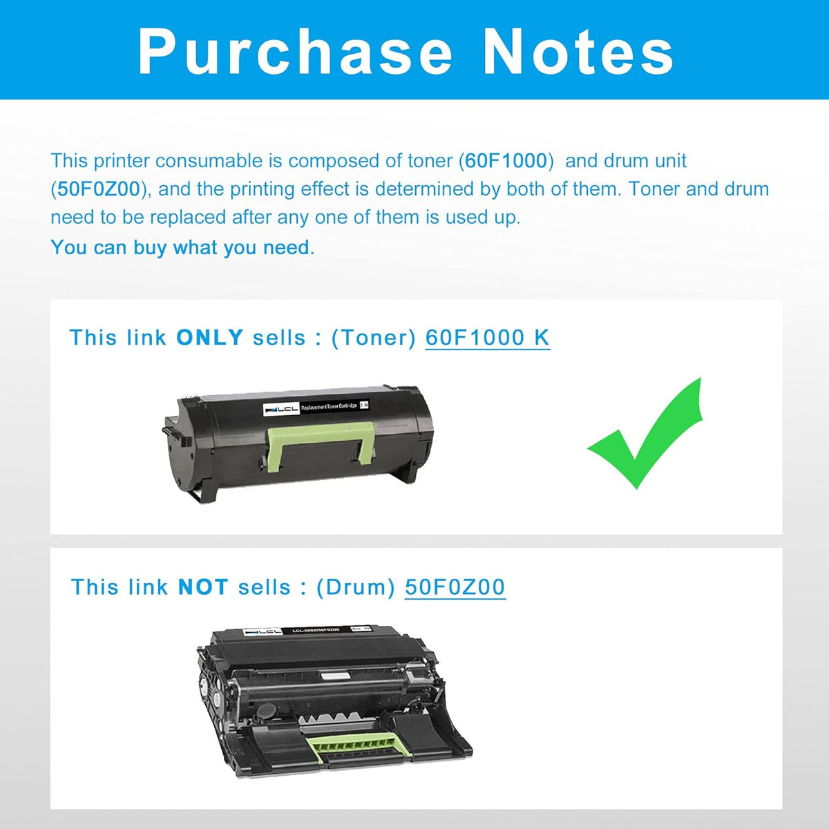 Compatible Toner Cartridge Replacement 1-Pack Black X5708
