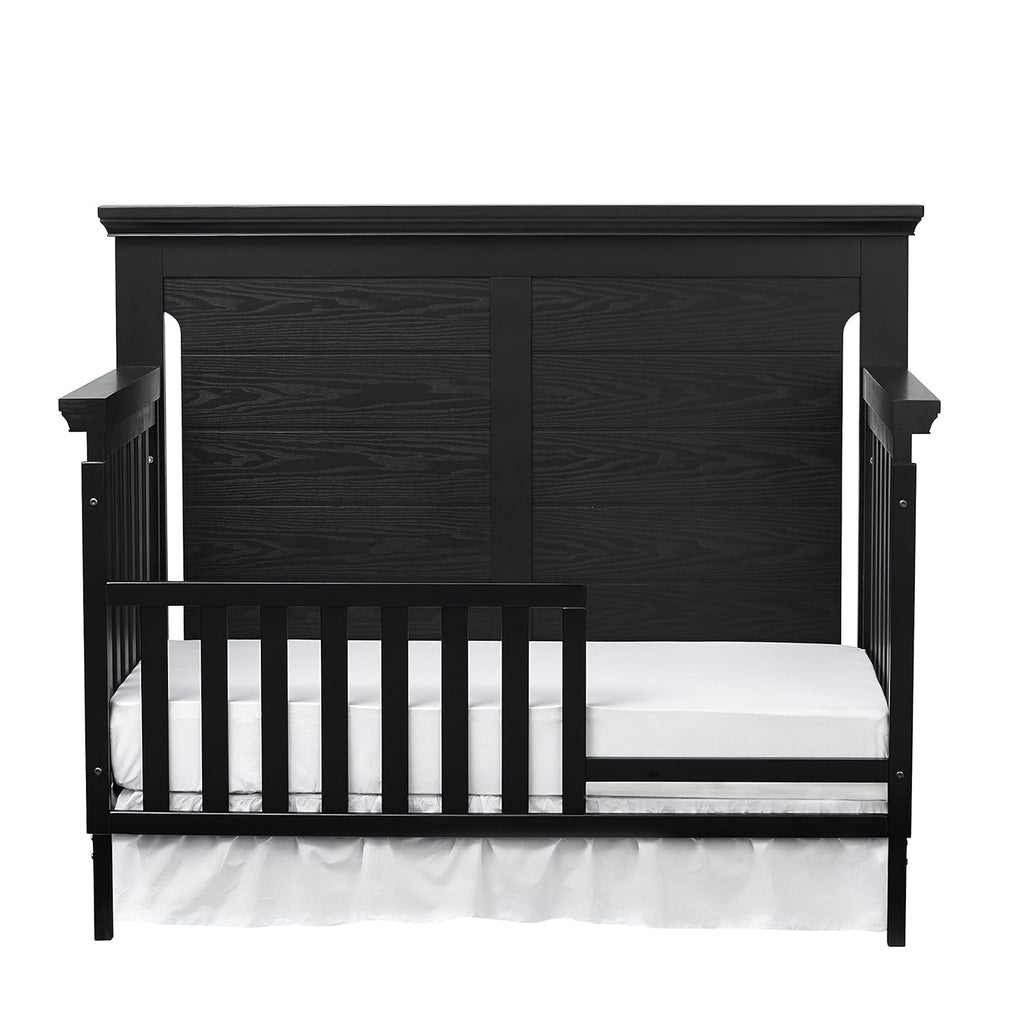 4 in 1 Convertible Crib in Classic Heritage Black Finish F446