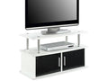 White 2 Door TV Stand with Cabinets E552743