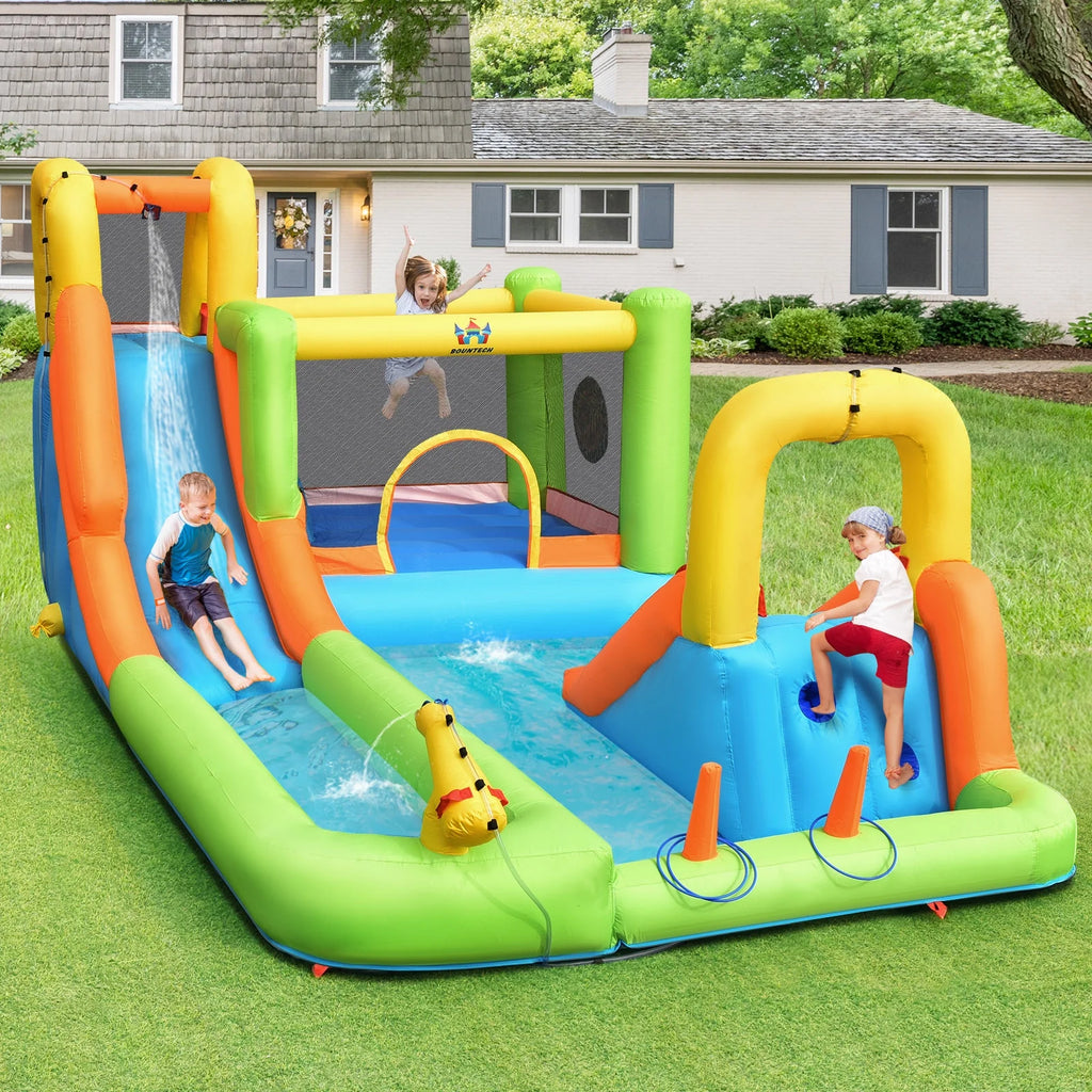 Inflatable Water Slide Park Bounce House Climbing Wall G7839
