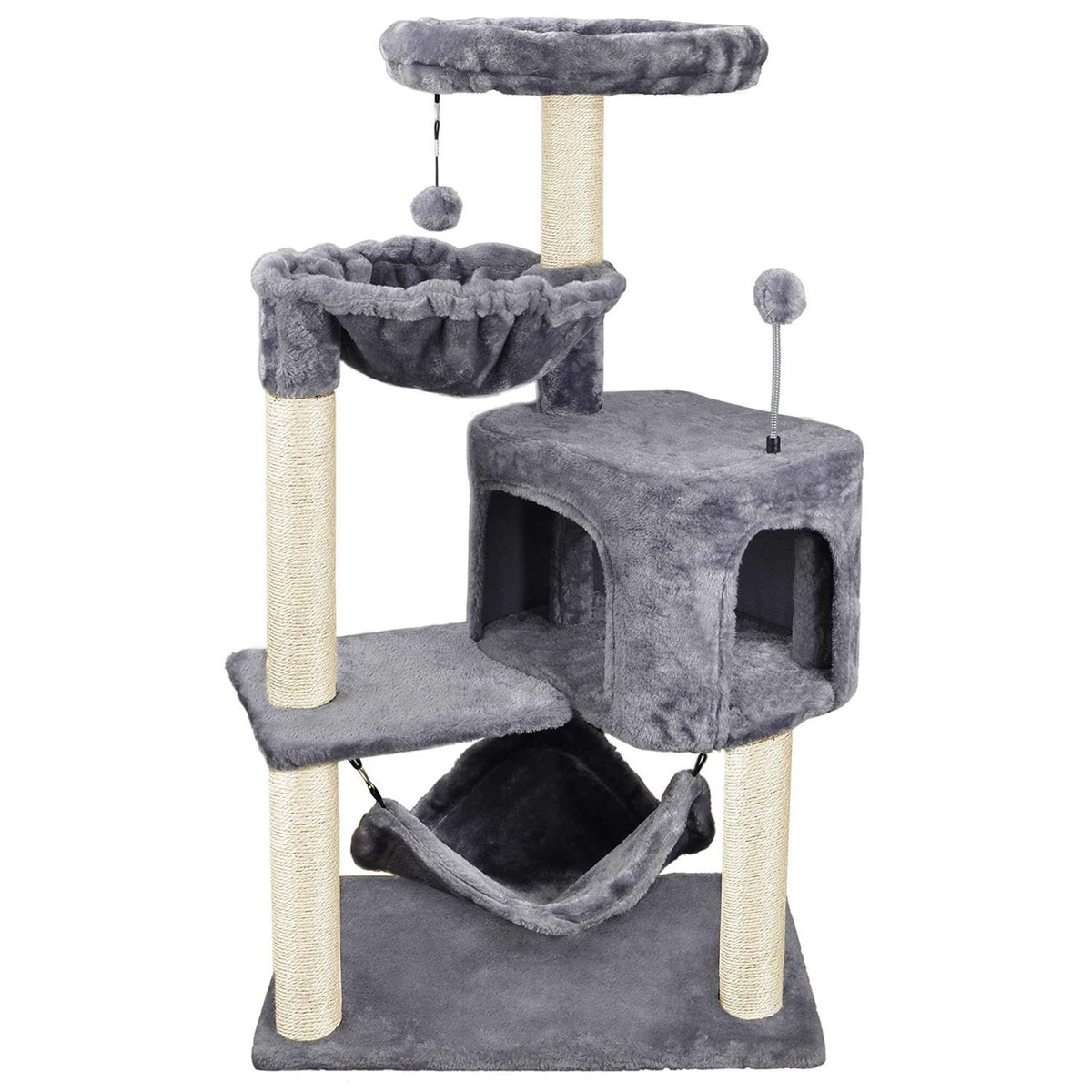 Cat Tree with Cat Condo and Hammock W287