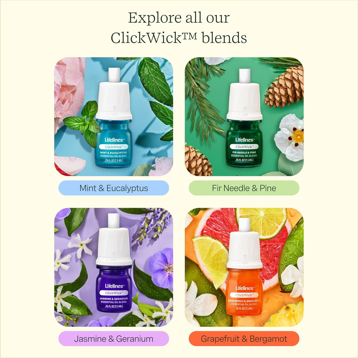 2-Pack 0.5 FL OZ Essential Oil Blend C5957