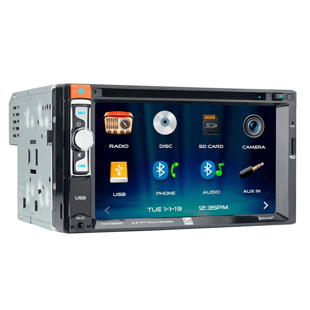 6.2 inch Double DIN Car Stereo Head Unit with CD/DVD O8072