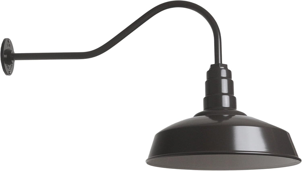 Gooseneck Barn Light Matte Black C74337
