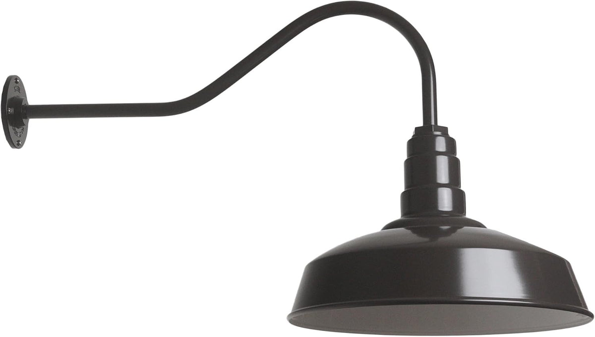 Gooseneck Barn Light Matte Black C74337