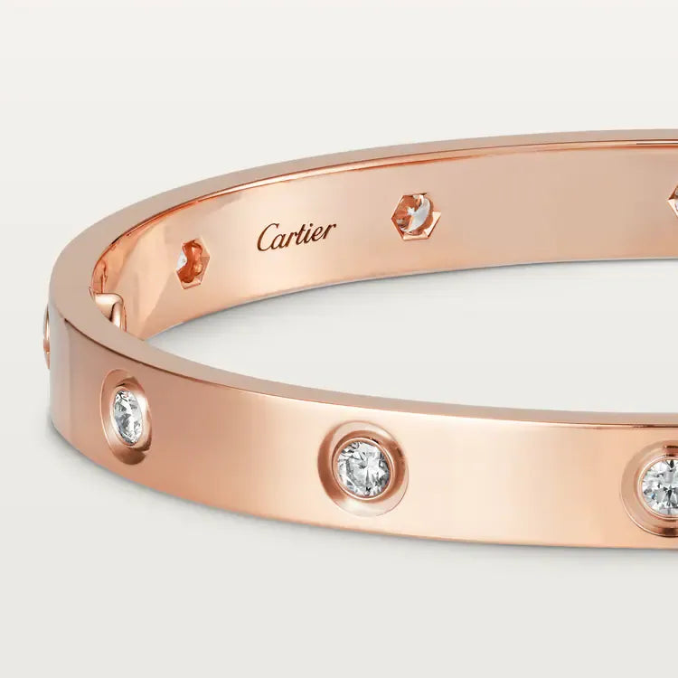 Bracelet with 10 Diamonds X29624