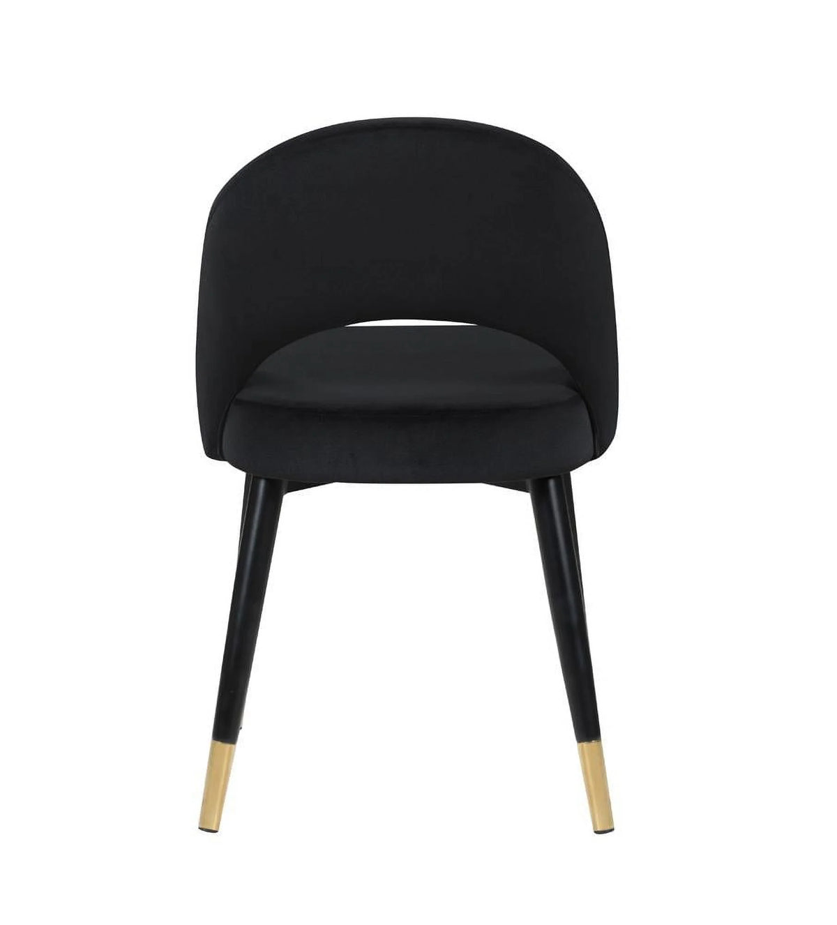 Arched Back Upholstered Side Chairs Black (Set of 2) M5470