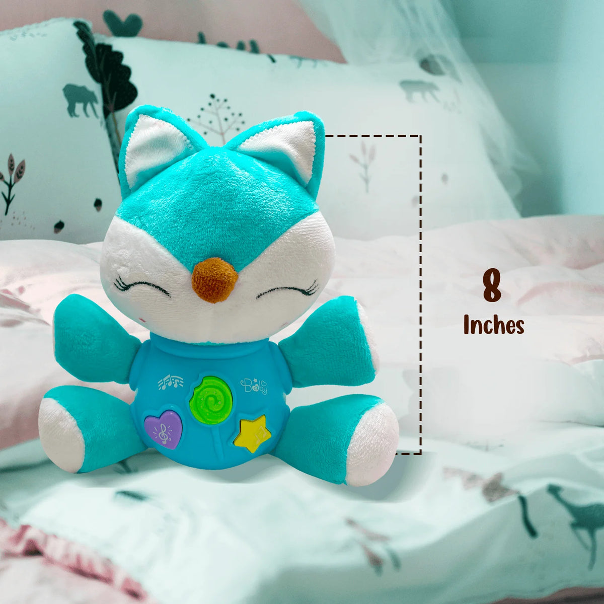 Fox Musical Stuffed Animal Baby Toy X3103