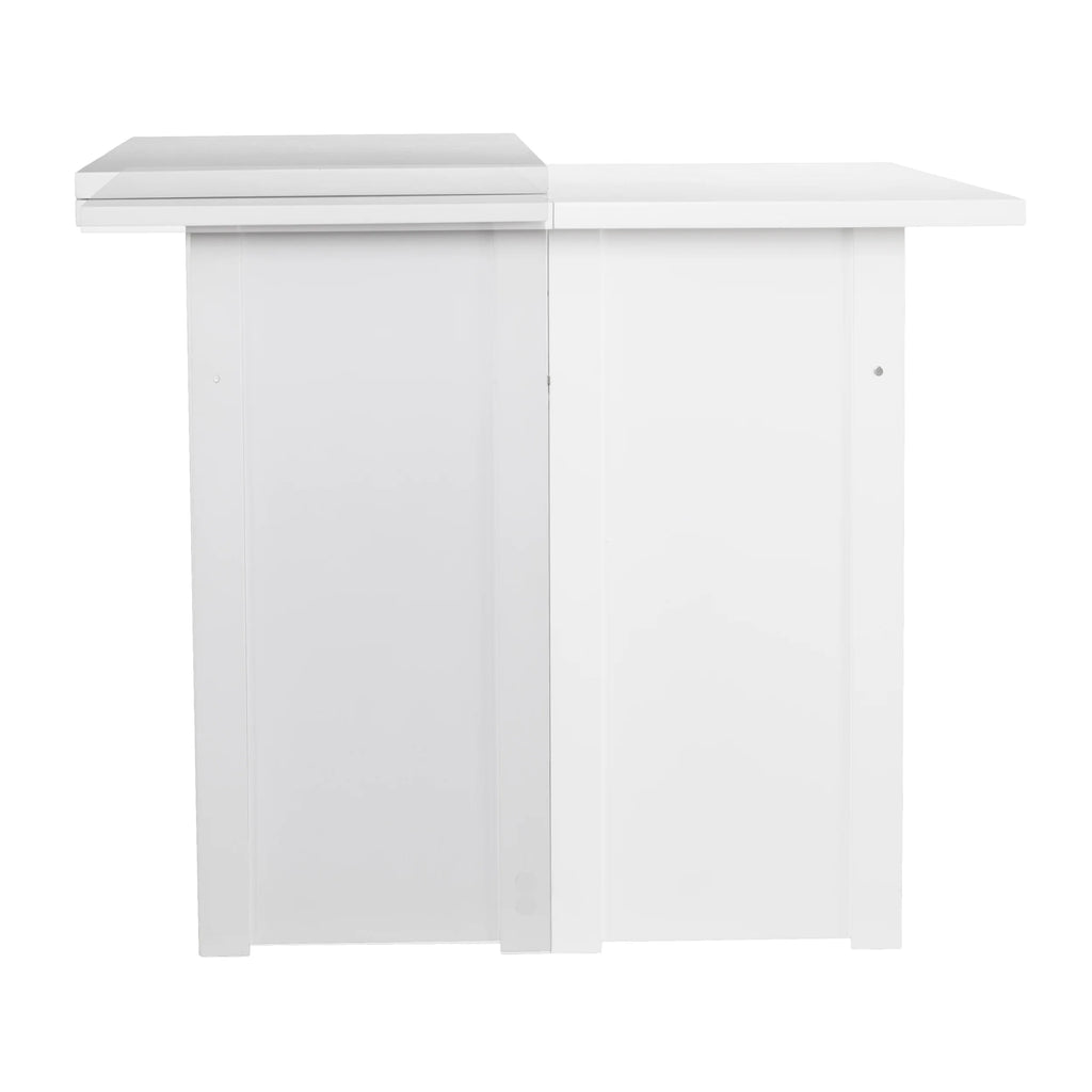 White Wood Console Table to Dining Table J772718