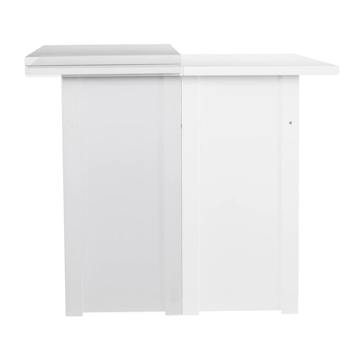White Wood Console Table to Dining Table J772718