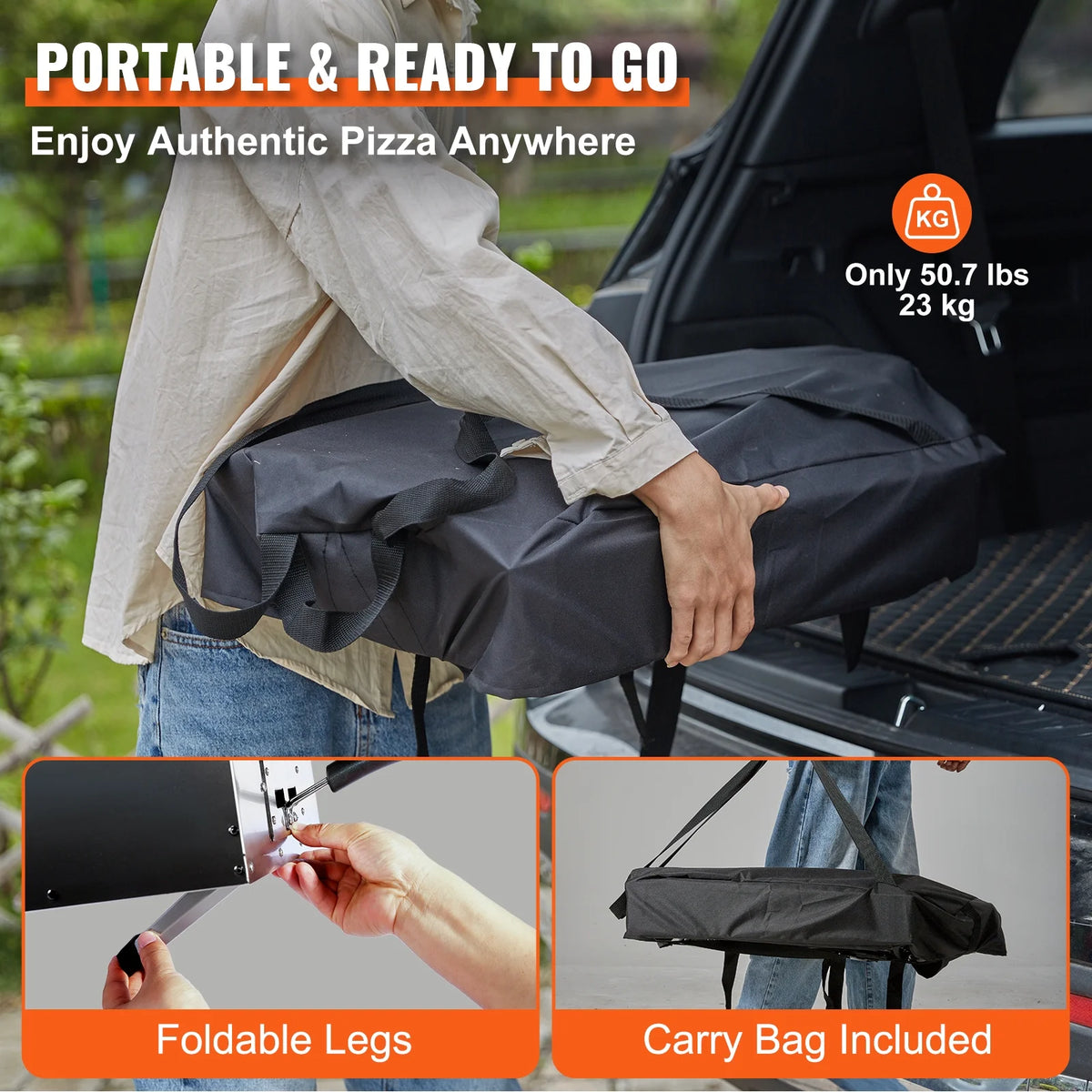 16" Portable Gas Pizza Oven D6988