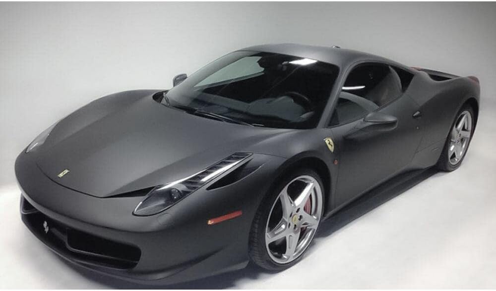Matte Black 5ft x 8ft Car Wrap Vinyl Film N513