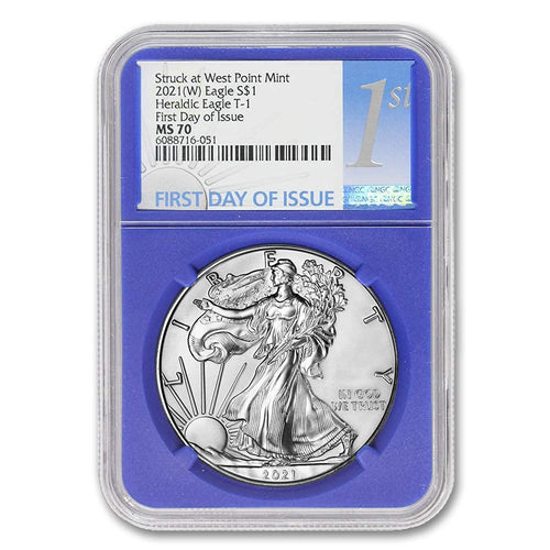 1 oz American Silver Eagle Coin MS70 N40571