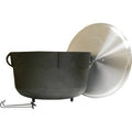 5 Gallon Cast Iron Jambalaya Pot with Feet and Lid R846613