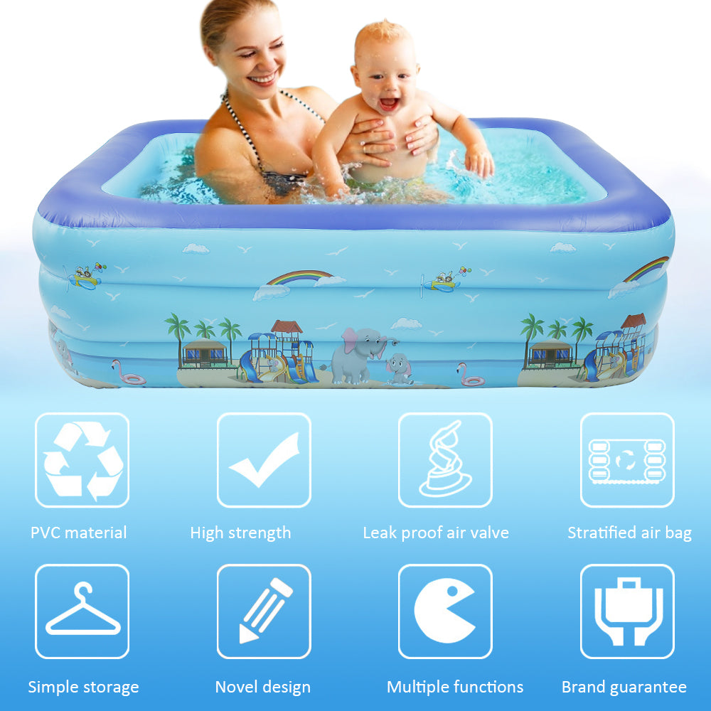 Inflatable Swimming Pool for Kids Adults Family T32527