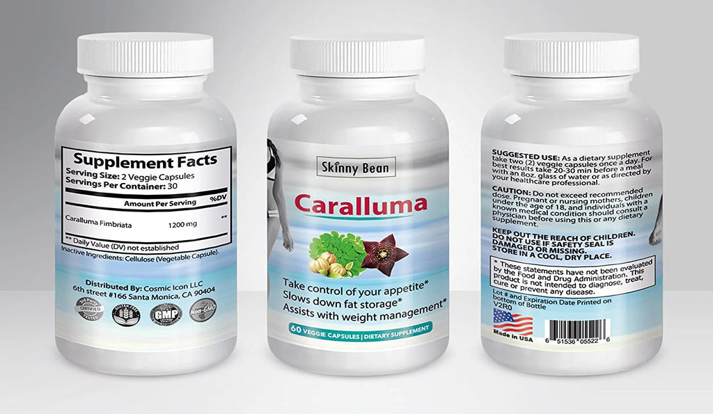 1200mg Caralluma Fimbriata Extract Vegan Diet Pills Y625142