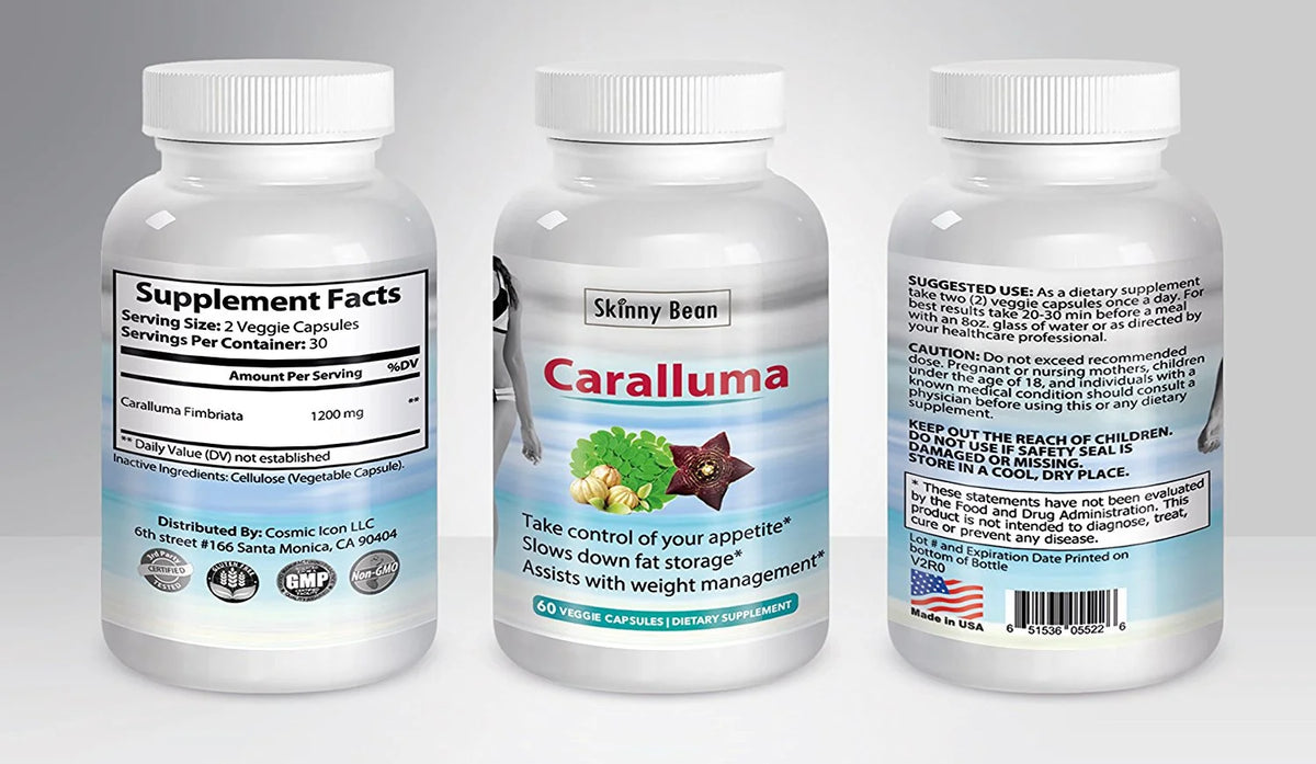 1200mg Caralluma Fimbriata Extract Vegan Diet Pills Y625142