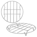 2 Pack 8" Stainless Steel Round Cooking Racks F488196