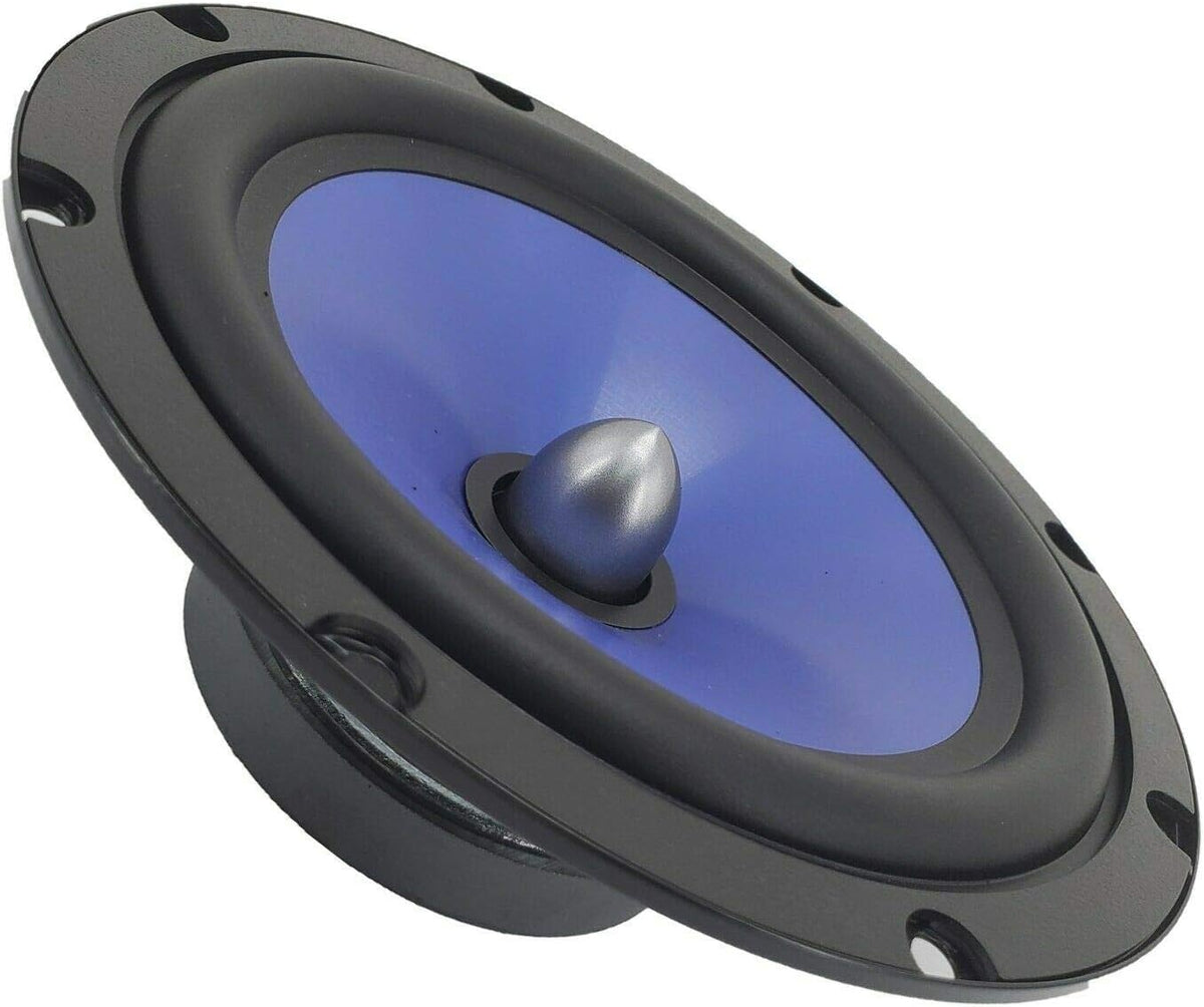 2 Pairs 6.5-Inch 2-Way Car Audio Component Speaker System with Woofers Tweeters & Crossovers G88353