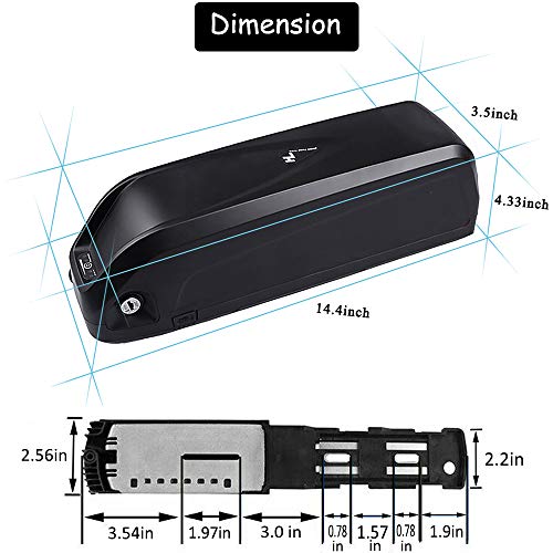 48v 52v 36v 13Ah 17.5Ah 20Ah Ebike Battery O3492