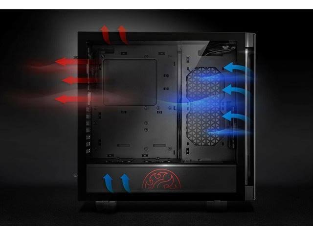 Black ATX Mid-Tower Case B24638