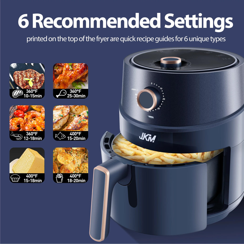 4.7 Quart Navy Blue Mechanical Air Fryer K282144