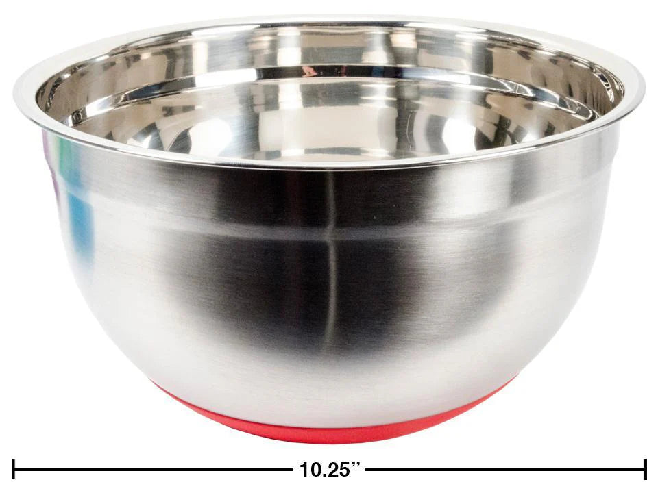 10.25'' Mixing Bowl with Silicone Bottom K1123