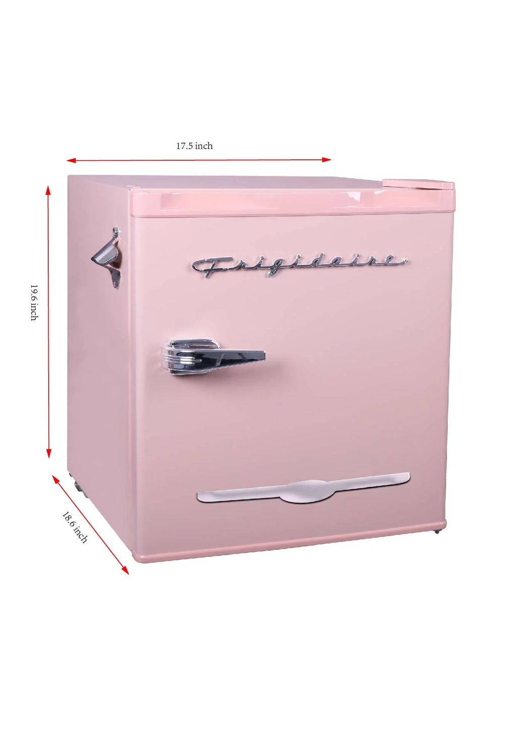 1.6 Cu ft. Retro Compact Refrigerator with Side Bottle Opener J7063