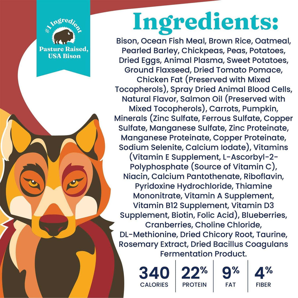 Bison Dry Dog Food M4152