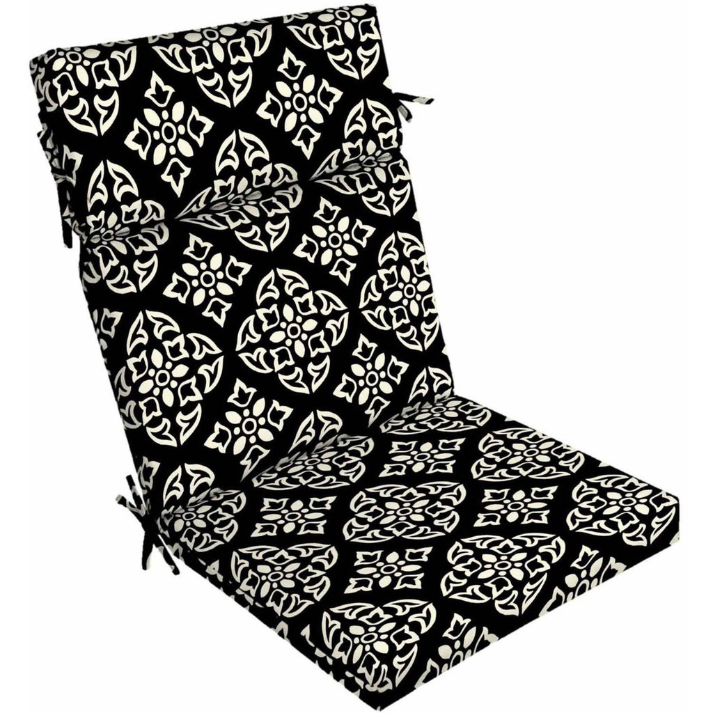 Red Medallion Outdoor Chair Cushion C861