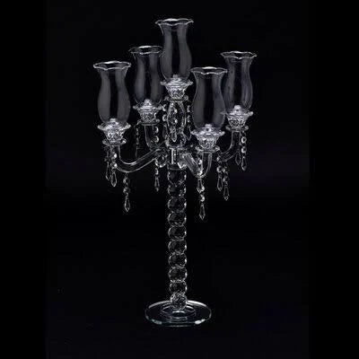 5 Arm Glass Candelabra R376216