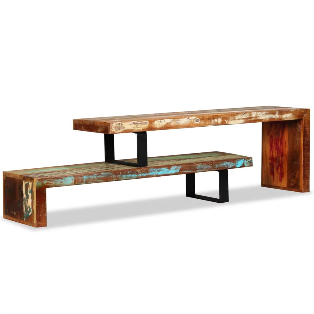 Solid Reclaimed Wood TV Stand Q8737