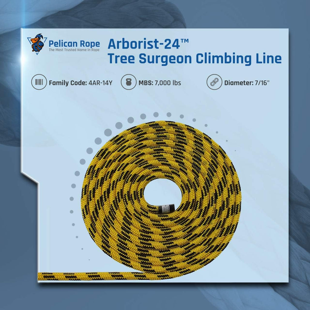 Rope Arborist-24 7/16 inch (11mm) Line, 24-Strand, Pack of 2 M31903
