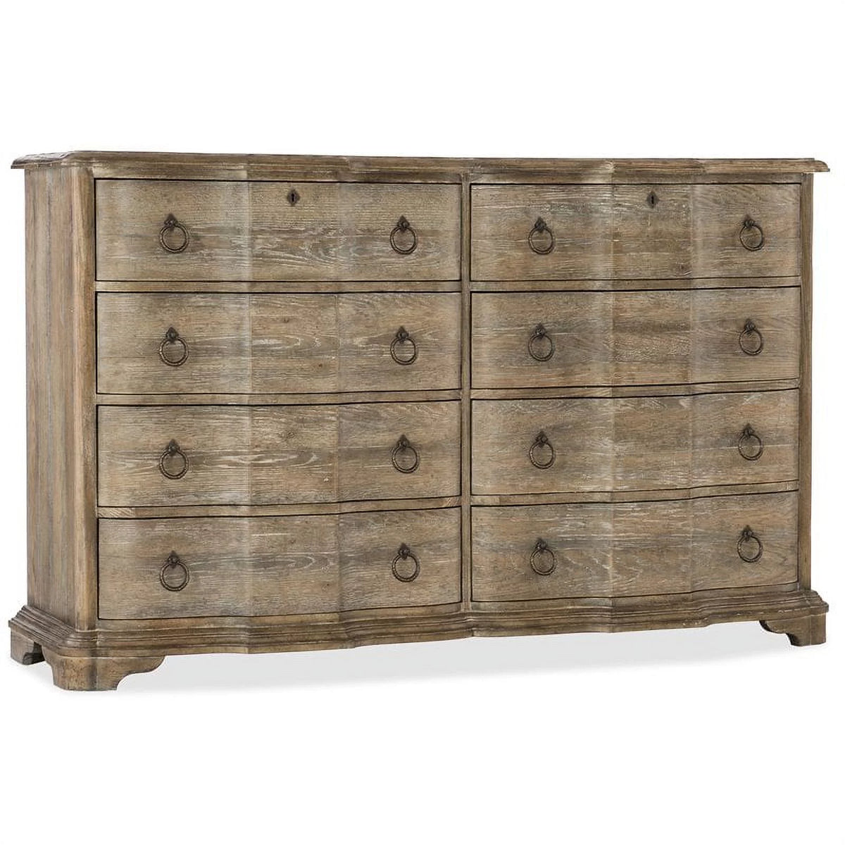 8 Drawer Wood Dresser I83344