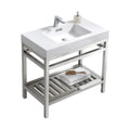 36 in. Stainless Steel Console with Acrylic Sink K798