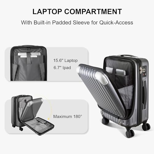 20" Hardside Carry On Suitcase with TSA Lock K364280