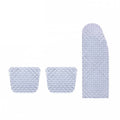 Chrome Billet Aluminum Diamond Pedal Set P9139