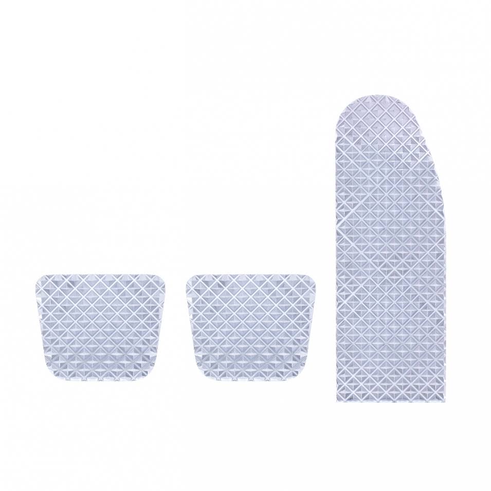Chrome Billet Aluminum Diamond Pedal Set P9139
