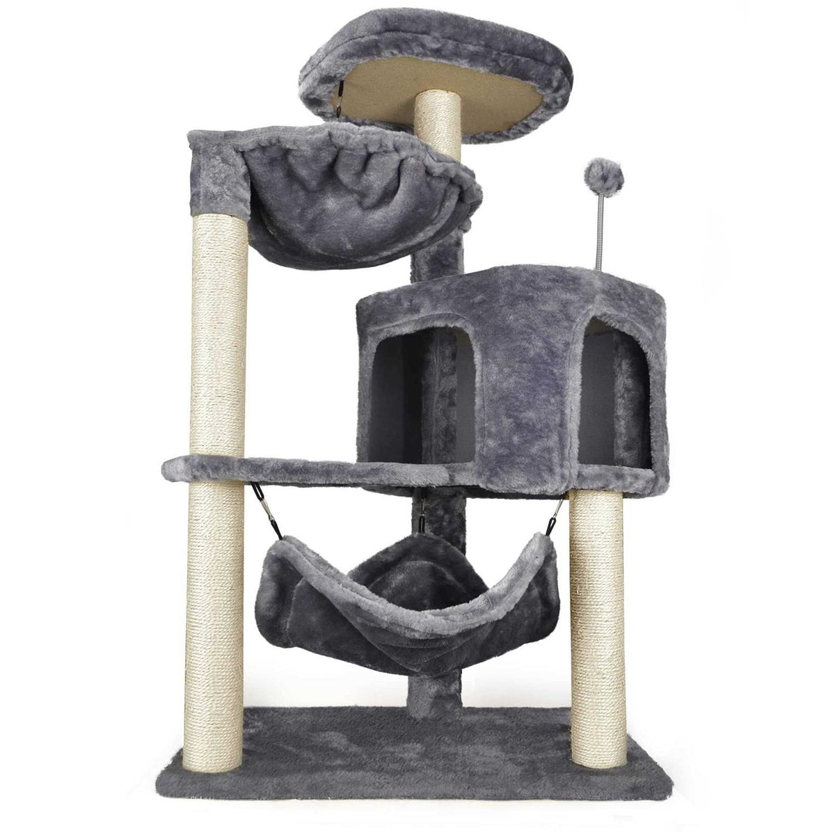 Cat Tree with Cat Condo and Hammock W287