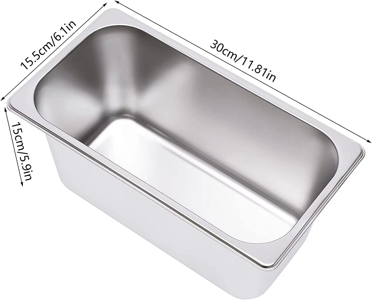 850W Stainless Steel 4-Pan Commercial Food Warmer R910910