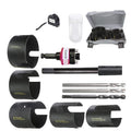 Carbide Tipped Hole Saw Kit 5 Pcs with Quick Change Mandrel L35353