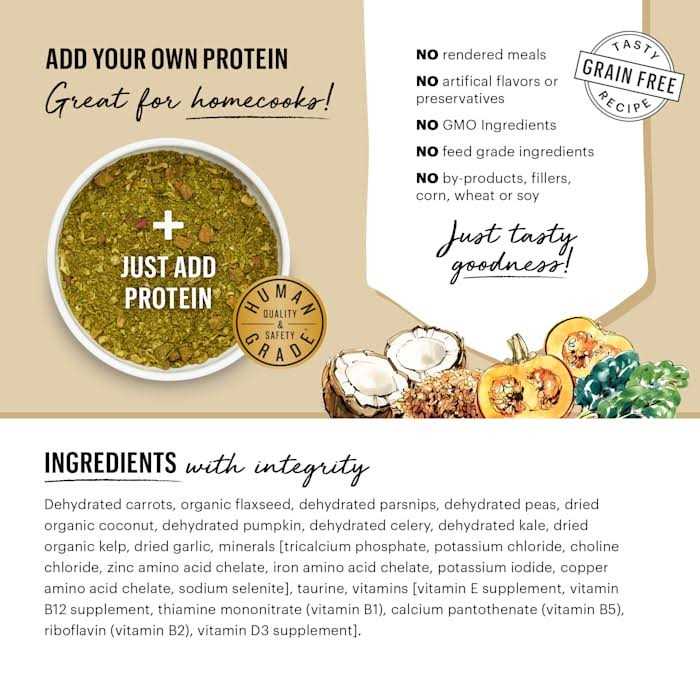 Grain-Free Dehydrated Dog Food Q2910