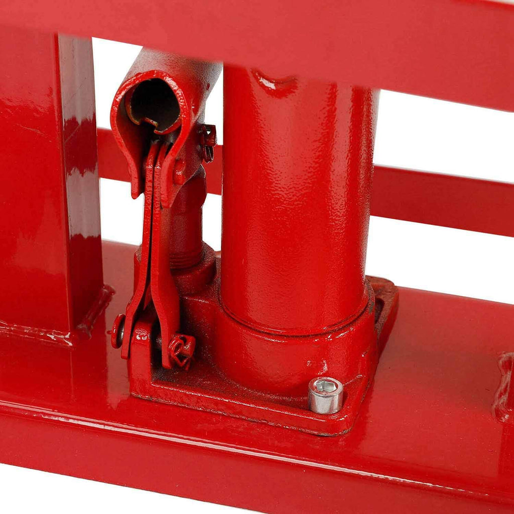 Red Hydraulic Car Lift Ramps R636