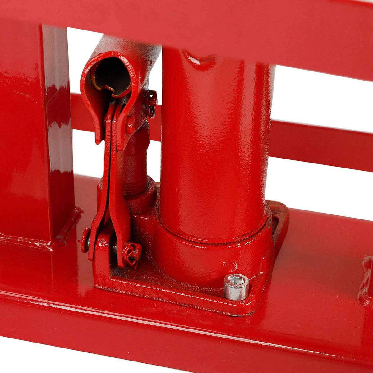 Red Hydraulic Car Lift Ramps R636