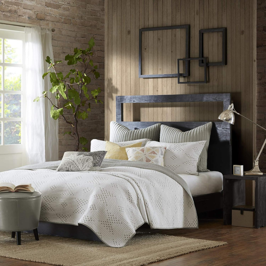 Navy 3 Piece King Coverlet Mini Set U414