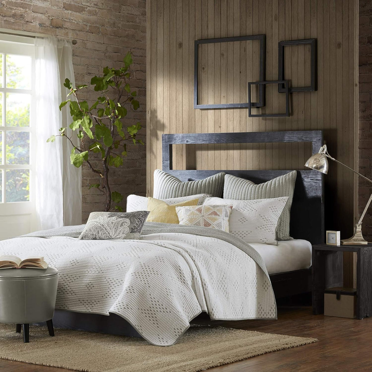 Navy 3 Piece King Coverlet Mini Set U414